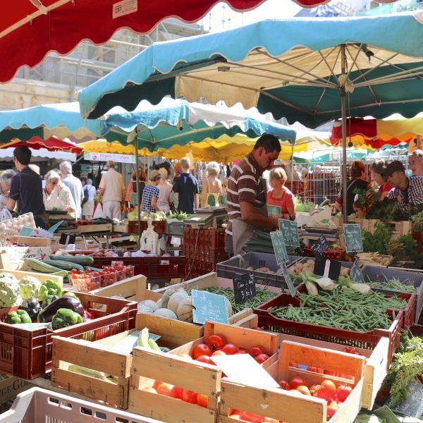 Open-air Market in Vannes, Brittany